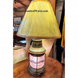 Authentic, American manufactured early 20th century galvanized metal anchor lantern that we've repur