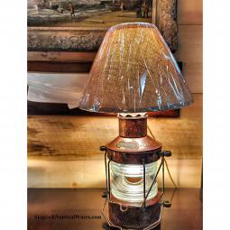 Vintage Ship-in-a-Bottle Nautical Table Lamp