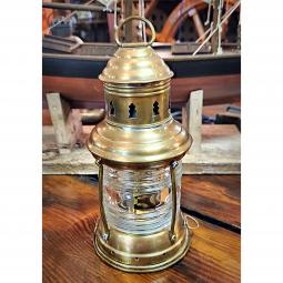 Details about   12" Portable Solid Brass Marine Ship Lantern Nautical Minor Lamp Collectibles 