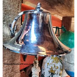 Perko Chrome Plated Brass Fog Bell, 8" diam.
