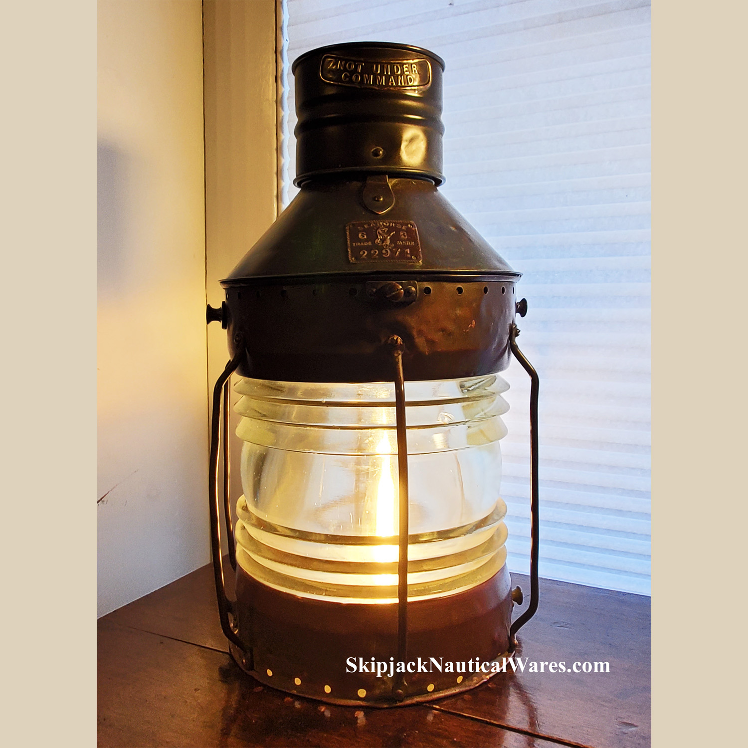 Collectibles 6 Nautical Brass Minor Lamp Antique Ship Lantern Maritime  Boat Light Decor