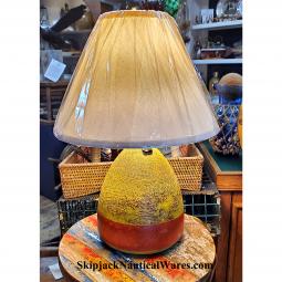 Authentic Maine Lobster Trap Marker Buoy Table Lamp