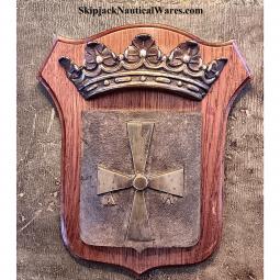 Vintage Spanish Military Wall Plaque