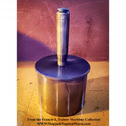 Handcrafted Vintage Brass Hand Bell, 105MM Shell Casing