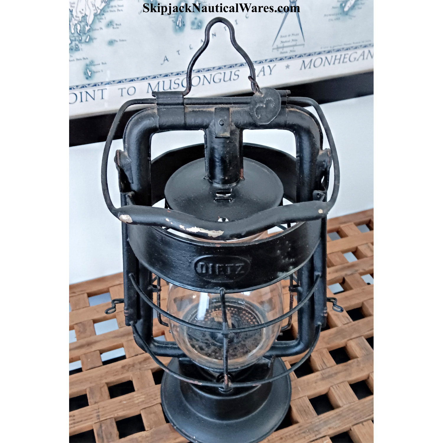 Dietz King Fire Department Lamp Lantern: Skipjack Nautical Wares