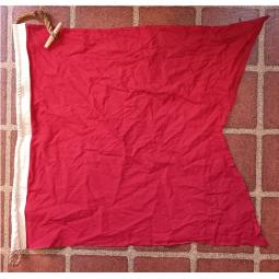 WW2 Ship's Signal Flag -- Bravo (B) -- 26x22