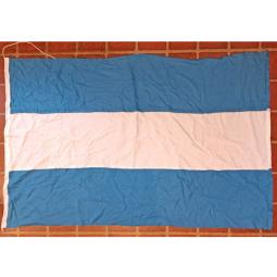 Vintage Ship's Signal Flag -- Juliet (J) -- 56x36