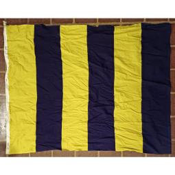 Vintage Ship's Signal Flag -- Golf (G) -- 46x36