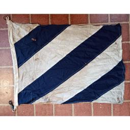 *RARE* World War II Era US Navy Ship's Signal Flag -- Number 6 -- 36x28