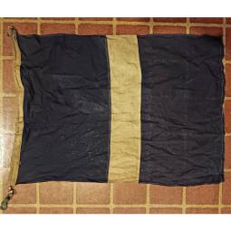 *RARE* WW2 Era U.S. Navy Ship's Signal Flag -- Number 9 (nine) -- 37x27