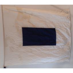 Vintage Ship's Signal Flag -- Sierra (S) -- 64x51