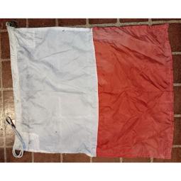 Vintage Ship's Signal Flag -- Hotel (H) -- 33x26