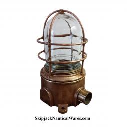 F.H. Lovell Brass Passageway Light From the Cargo Ship 'SS. Export Bay'