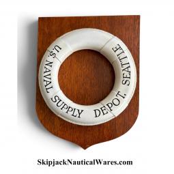 U. S. Naval Supply Depot, Seattle Commemorative Life Ring Plaque