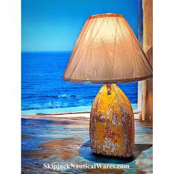Authentic Maine Lobster Buoy Marker Nautical Table Lamp