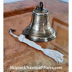 Antique Brass Yacht or Boat Bell