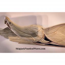 Bellamy Style Carved Wood Eagle by Al Moncovich