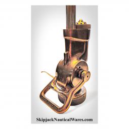 WWII Era Ships Fog Fire Nozzle Repurposed Maritime Table Lamp