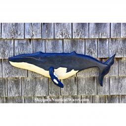 Humpback Whale wood Carving Marine Wall Art by Adam Pearson
