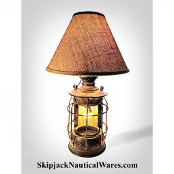 Antique Brass Standing Light Nautical Table Lamp