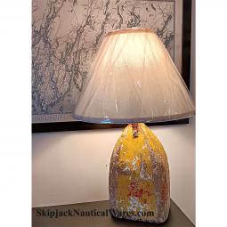 Authentic Maine Lobster Buoy Marker Nautical Table Lamp