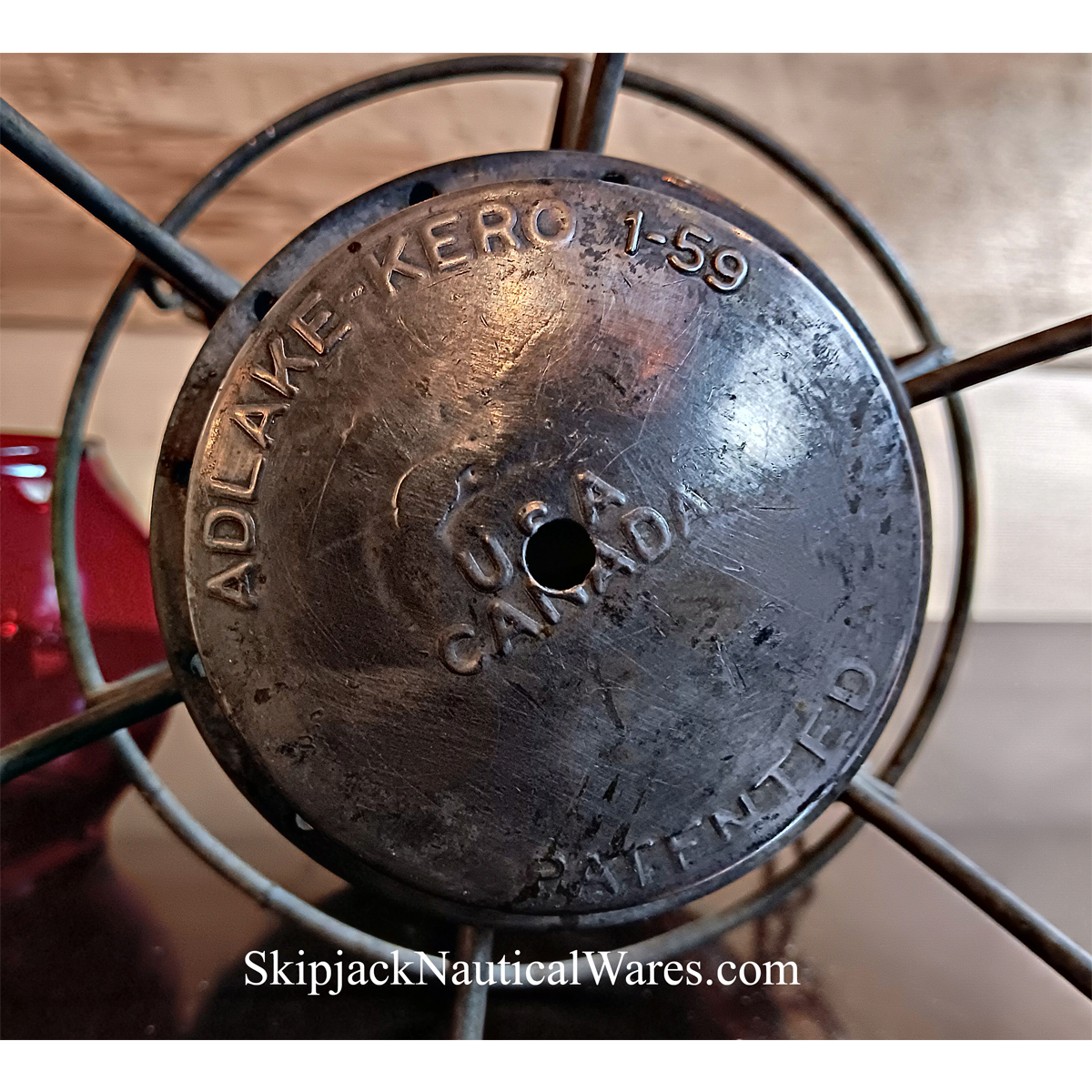 Vintage CNR Railroad Lantern: Skipjack Nautical Wares