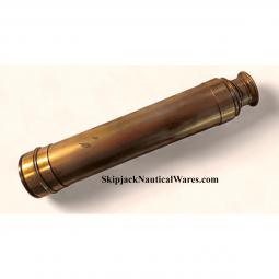 Three Draw Brass Spyglass Telescope