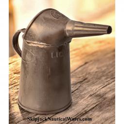 TRIPLEX Trade Mark One Pint Tin Liquid Container For Refilling Triplex Lantern fonts