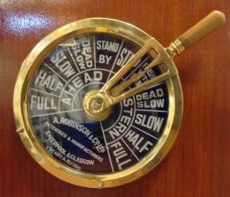A. Robinson & Co Single Handled Engine Room Telegraph