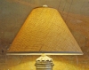 18 Inch Burlap-Covered Lamp Shade