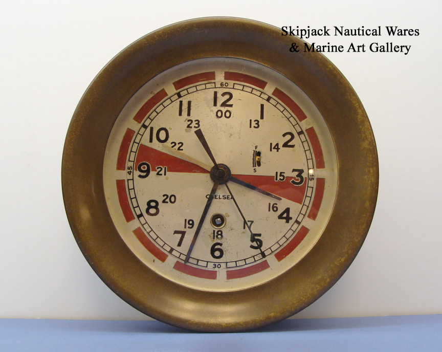 Radio Room Clock, Chelsea Clock Co. Skipjack Nautical Wares