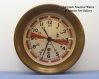 Chelsea Clock Company, radio room clock, brass, nautical, marine, maritime, authentic