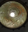 Authentic Copper and Brass Ship's Cargo Light, interior view