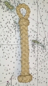 Hand-tied Bell Rope by J. McNelis - 6-7/8&quot;