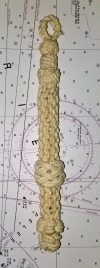Hand-tied Bellrope by J. McNelis - 9"