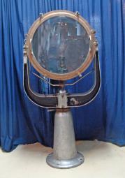 Suez Canal Searchlight, 24" diam. glass