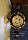 Lionel-corporation-WWII-compensating-binnacle-teak-brass-gimbal-compass-1943