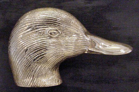 Duck Head Brass Door Knocker: Skipjack Nautical Wares