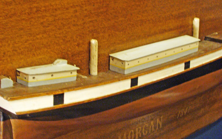 MORGAN Half Hull Model, Maritime Dcor