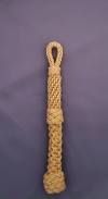 Hand-tied Marlinspike Bell Rope -- 8" length