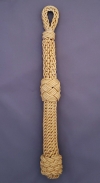 Hand-tied Marlinspike Bell Rope -- 10" length