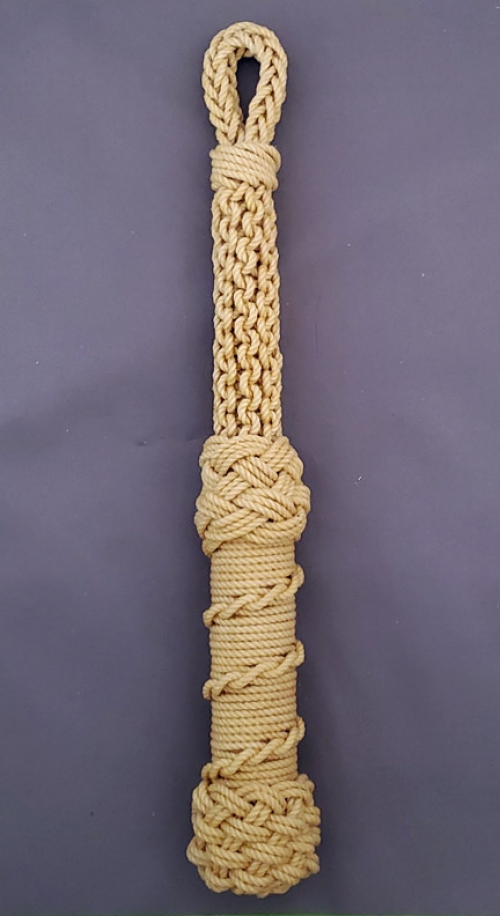Hand-tied Marlinspike Bell Rope --10" length