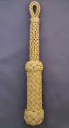 Hand-tied Marlinspike Bell Rope -- 10" length