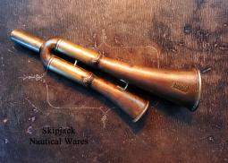 'PERKO' Dual Horn Brass Marine Foghorn