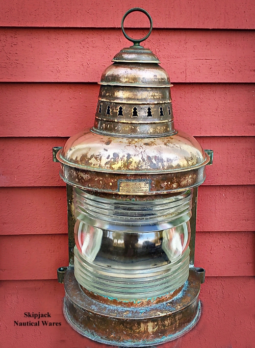 Large Perko Brass Masthead Light