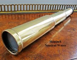 "S & A COMMODORE" Toy Brass Spyglass