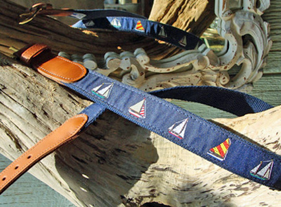 Harbor Rope Sailing Leather Belt