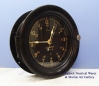 Seth Thomas, US Navy, clock, 12/24 hour, black, phenolic, bakelite case