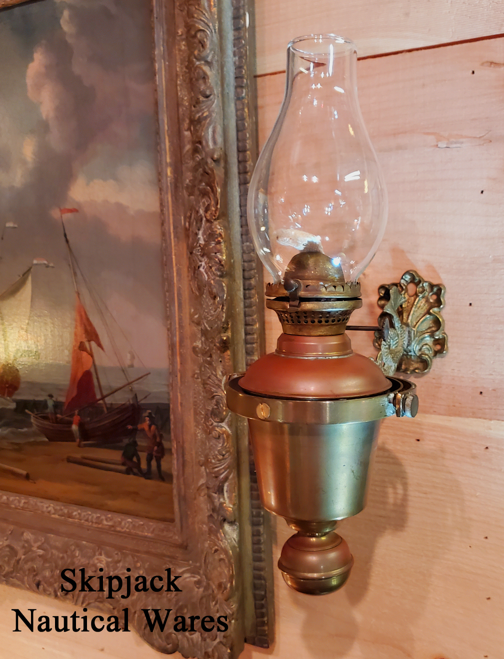 Gimballed marine oil lamps cheap