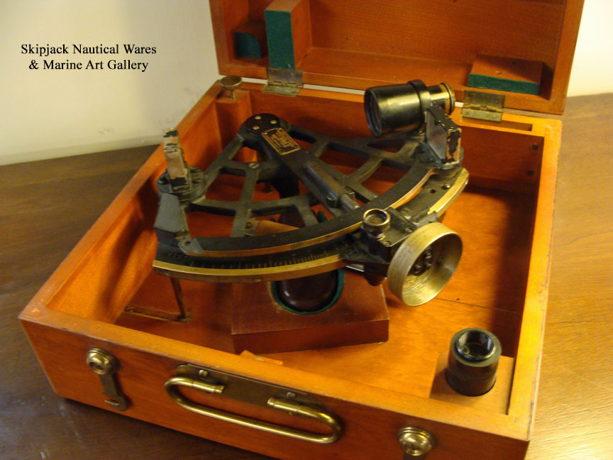 A WWII Era US Naval Sextant Type Stadimeter Manufactured by Schick